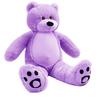 Classic Teddy Bear - Purple 90 Cm