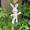 And Cuddly Soft Corn Rabbit Plush Toy Miniature Keychain Ideal For Bag Accessories