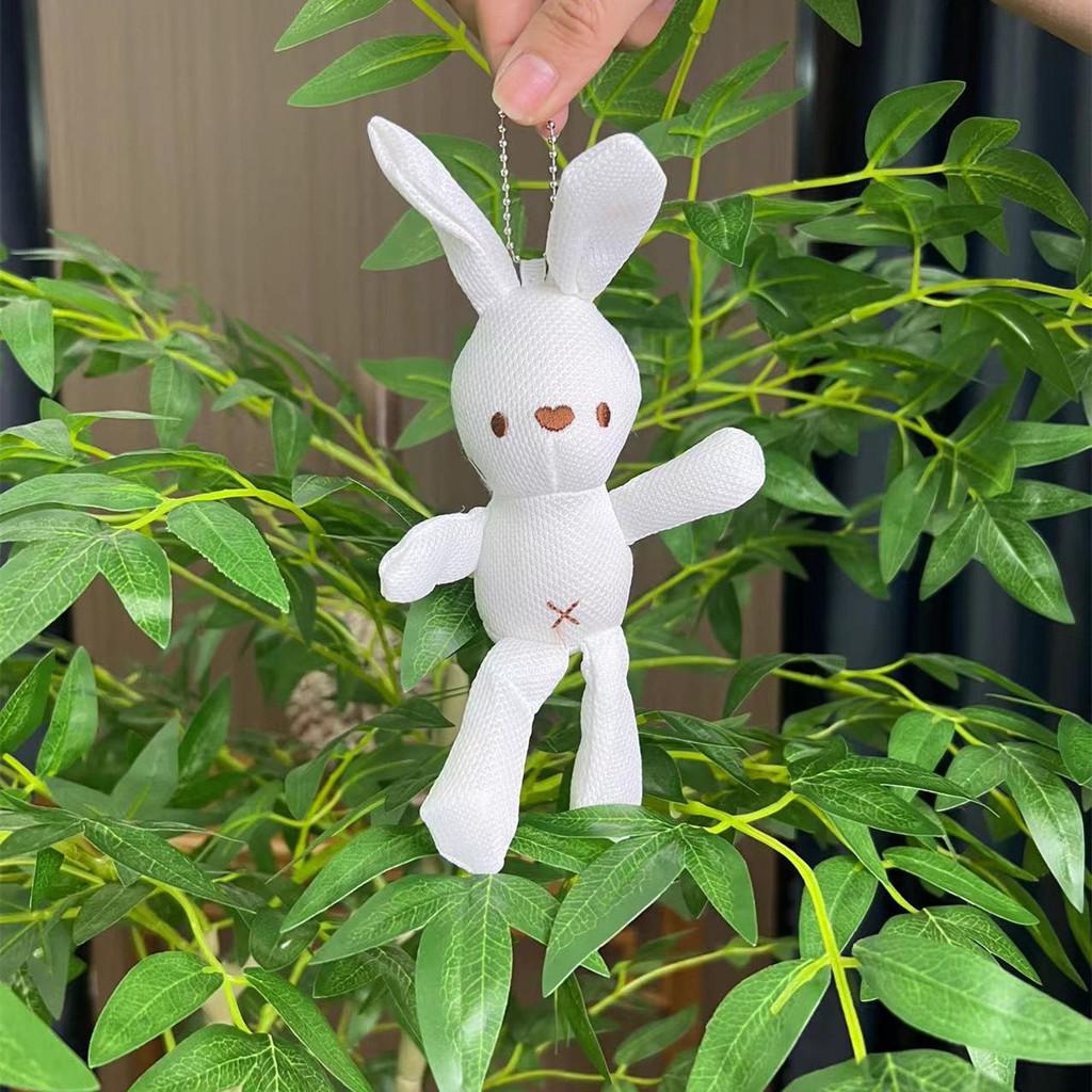 And Cuddly Soft Corn Rabbit Plush Toy Miniature Keychain Ideal For Bag Accessories
