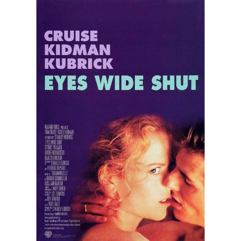 Movie Poster Eyes Wide Shut 1 Sided Original Ver B 27x40 Tom Cruise Nicole Kidman Stanley Kubrick