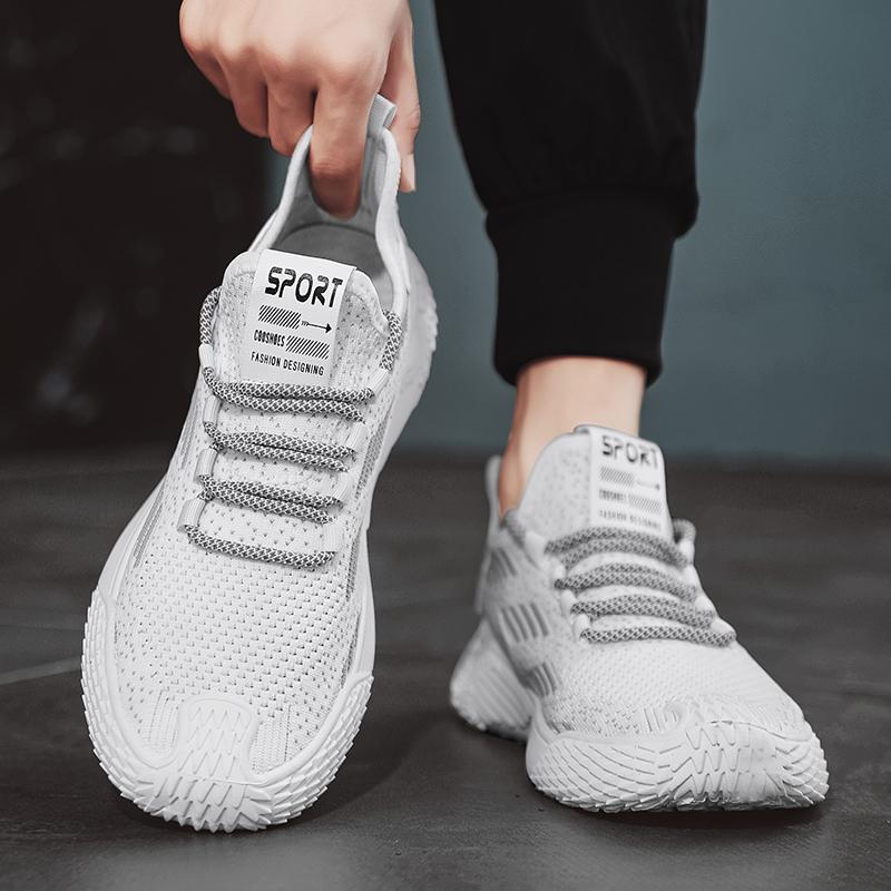 Shoes for Men Casual Shoes Casual Sneaker Sports and Leisure Male Sneakers Fabric Wear-resistant All-match Ventilate Fashion