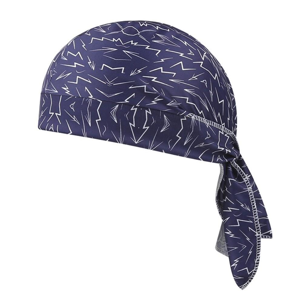 Fashion Accessory Paisley Print Hijab Caps Quick Dry Adjustable Pirate Hat Elastic Breathable Bandana Hat Outdoor Activities
