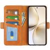For Realme 14 Pro+ 5G Stand Case Calf Texture Leather Wallet Phone Cover