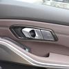 Car Interior Door Handle Bowl Cover Trim Frame Carbon Fiber Look Stickers for BMW 3 Series G20     Accessories