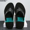 Flip-flops Men's Summer Trend Wears Anti-odor and Non-slip Clips Outside, Black Cool Flip-flops, Outdoor Soft Bottom Sports
