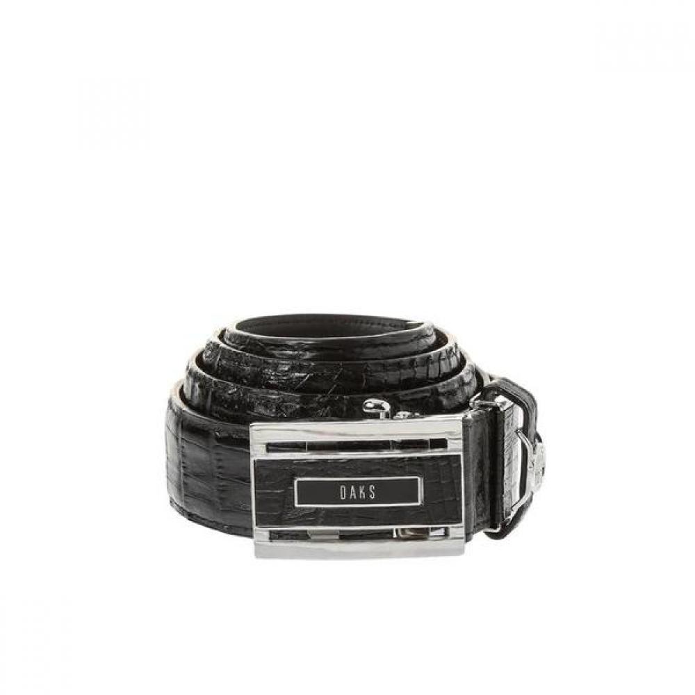 Daks Автоматический ремень из черного крокодила Dbbe8f703bk Single option