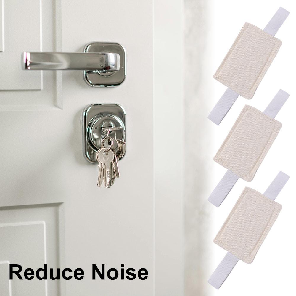 Storm Noise Reduced Door Cover Padded 3Pack Door Closer Cushion Door Mute Pad Wood Doors