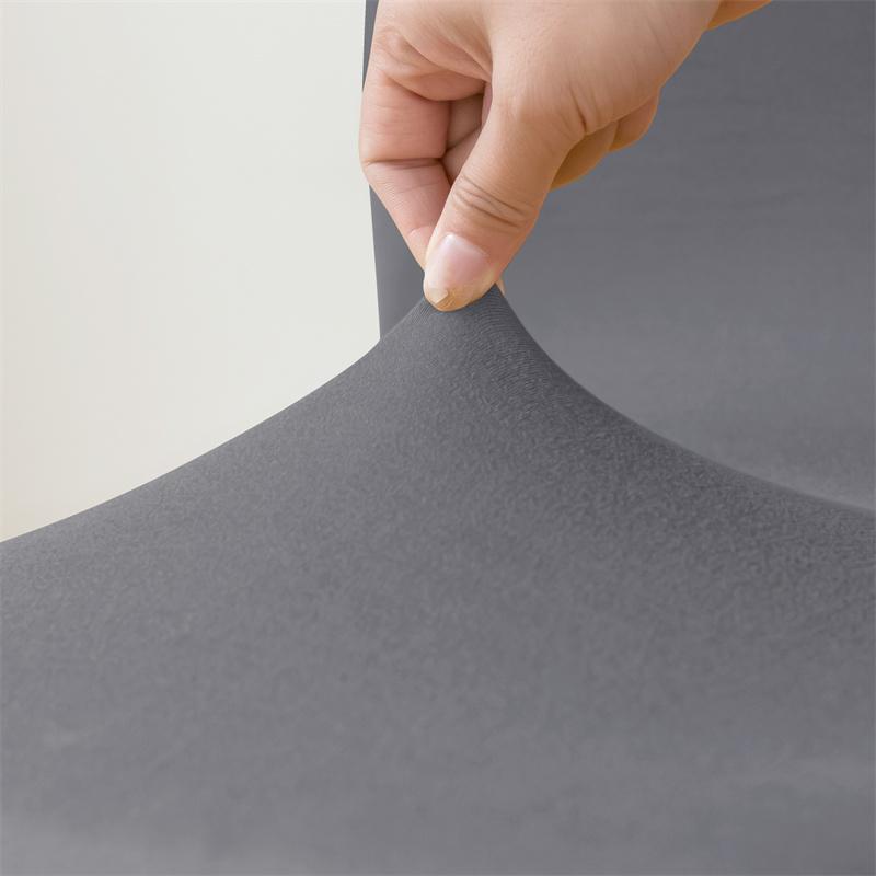 2pcs Spandex Bar Chair Cover Solid Color Short Back Bar Stool Seat Covers Anti-Dirty Bar Armless Stool Protector Slipcovers