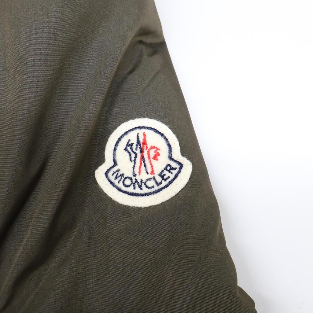 MONCLER [Domestic regular] PHALANGERE hoodie down with fur coat 00 khakiUsed