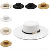 Wool Felt Panama Hat With Wide Brim For Men And Women Perfect For Outdoor And Gift Use