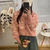 Cardigan Sweater 2023 Autumn Wave Stripe Sweater for Women Design Sense Knitted Cardigan Versatile and Lazy Sweater Female Coat