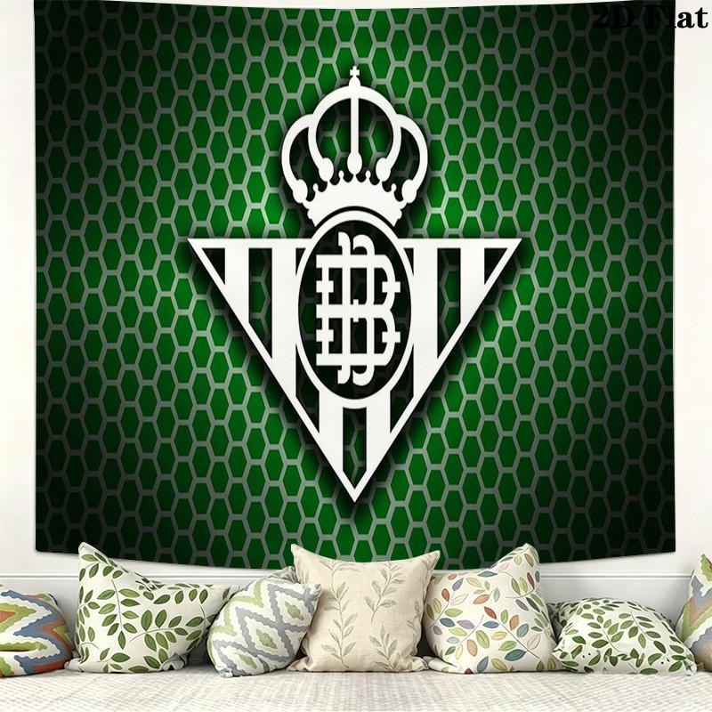 Real Betis stone Wall Tapestry Aesthetic Wall Hanging Printed Fabric Blanket Decorative Tapestries for Bedroom Living Room Home Decor