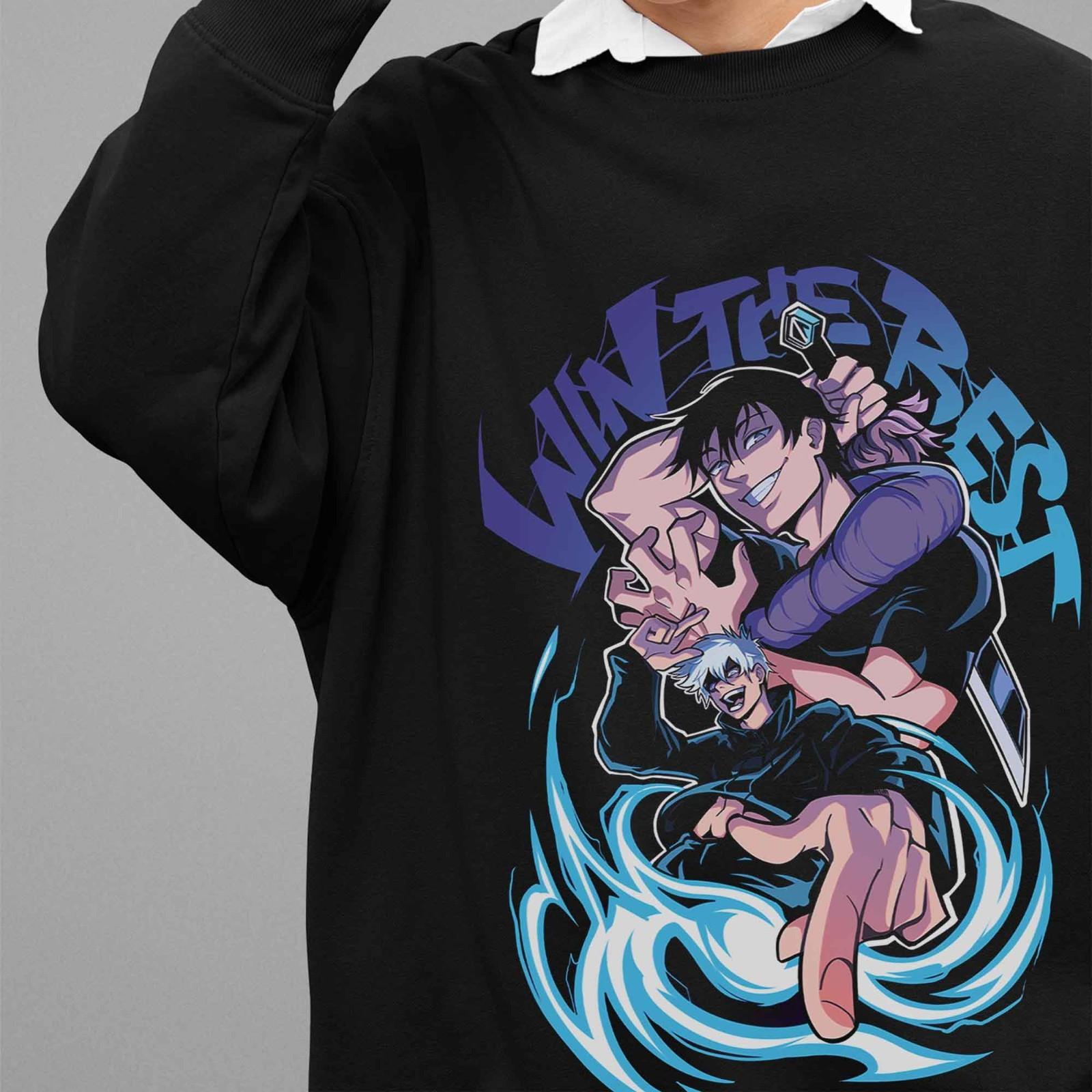 Худи Jujutsu Kaisen Тодзи Фушигуро Свитер JJK Аниме Пуловер Мегуми Годжо L