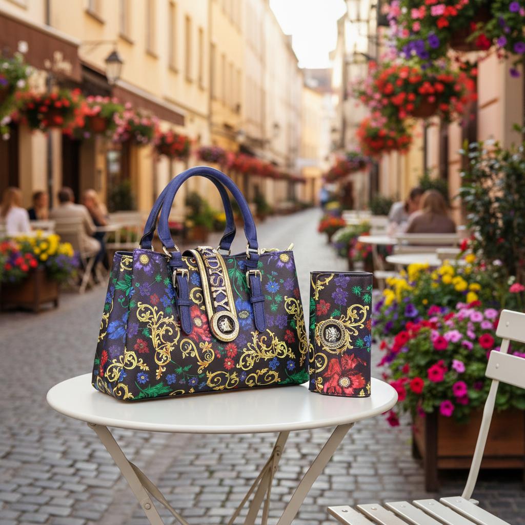 Super Product Newest Lady Tote Bag Large Capacity Multi-partition Layer Tote Women's Bag Exquisite Printed Female Handbag Sets