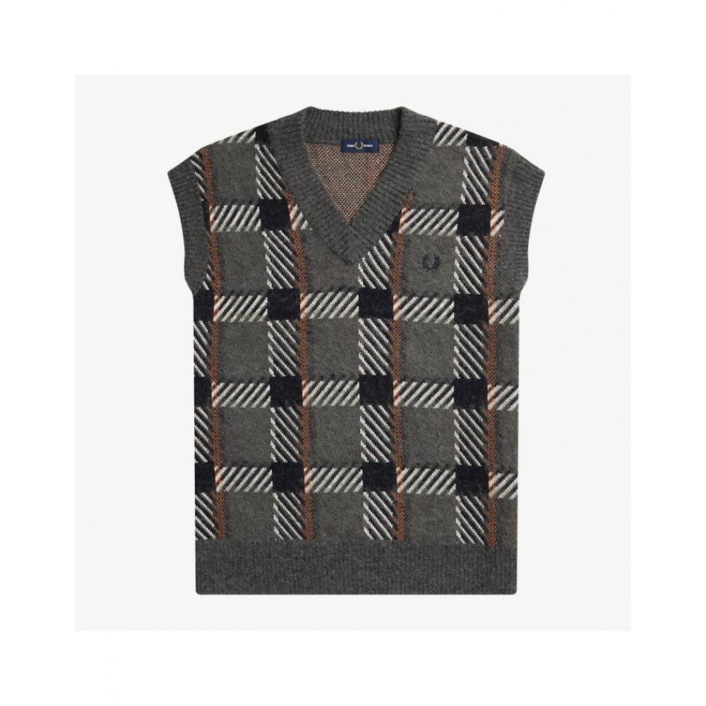 

Жилет Fred Perry Glitch Tartan Knit Afpm2336530 638 M