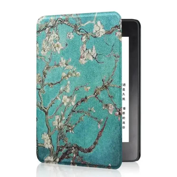 For Kindle Colorsoft Signature Edition 1st Generation Case 7 inch 2025 Leather Case Auto Sleep Cover Paperwhite 12th Gen Funda
