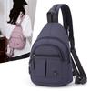 Casual Women's Backpack Trendy Nylon Small Backpack Breast Bag Dual-purpose Multi-pocket Oxford Canvas Single Shoulder Crossbody Sports Bag