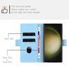 Thin Suede Magnetic Flip Leather Phone Case for Samsung Galaxy S25 FE S24 Ultra S23 Plus S22 S21 S20 S10 Wallet Card Cover Coque