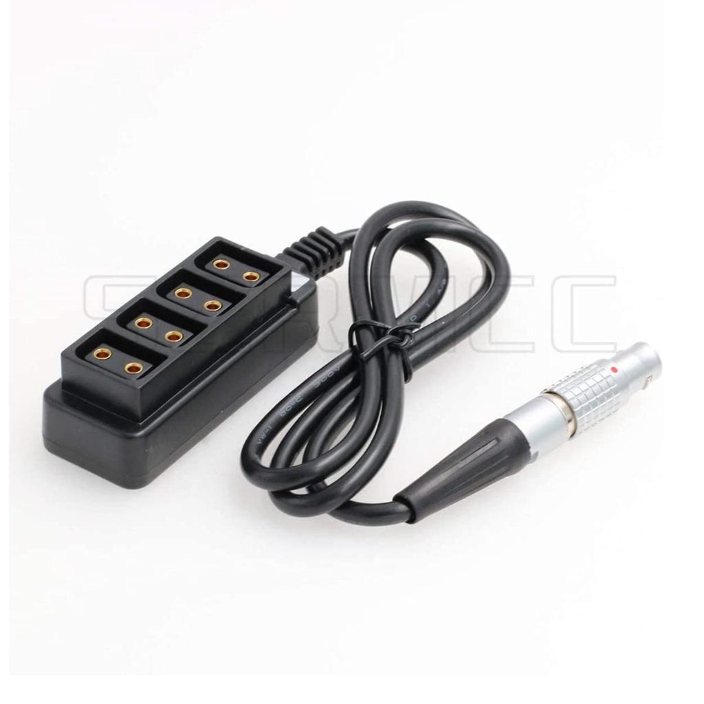 SZRMCC 1B 6-Pin to 4-Port D-Tap Female Splitter Adapter Cable for DJI Ronin 2 Gimbal Stabilizer Power Output 60cm