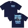 Rapper Drake Iceman Freeze The World Album Graphic Shirts Men's Retro Fashion Cotton Short Sleeve T-shirt