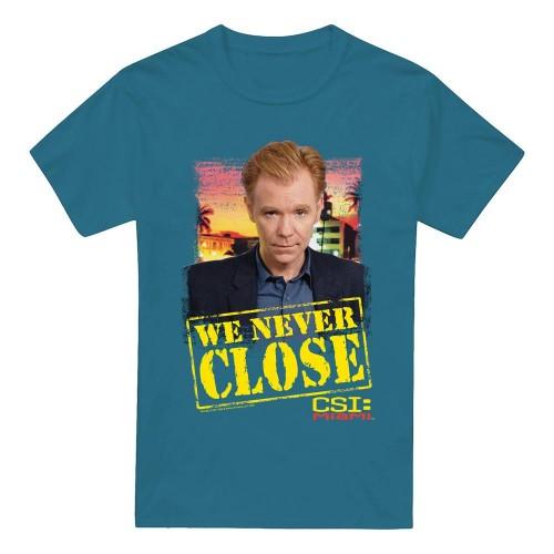CSI: Miami Mens Never Close T-Shirt