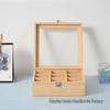 Transparent Acrylic & Wooden Desktop Storage Box - Jewelry, Tea Bags, or Gifts