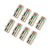 8 Pcs Car Tire Pressure Caps 35 PSI 2.4 Bar TPMS Tire Pressure Monitor Sensor Indicator 3 Color Alert
