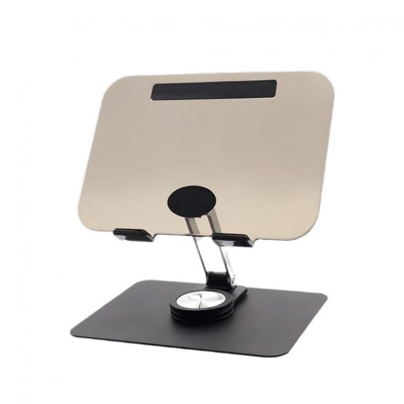 360° Rotating Acrylic Tablet Stand: Transparent, Foldable, Portable for Desktop Use