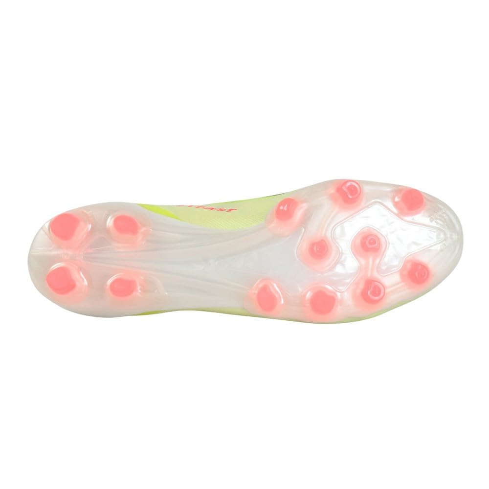 Adidas X Crazy Fast Alphaskin Elite MCO84 Soccer Team Solar White Size cm HG/AG Cleats, Yellow/Core Black/Footwear (IF0653), 28.0