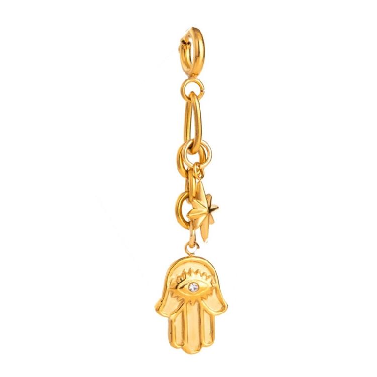 Fashionable Bikini Charm Necklace Stainless Steel Jewelry Bikini Pendant Trendy Accessory for Women Everyday Wear