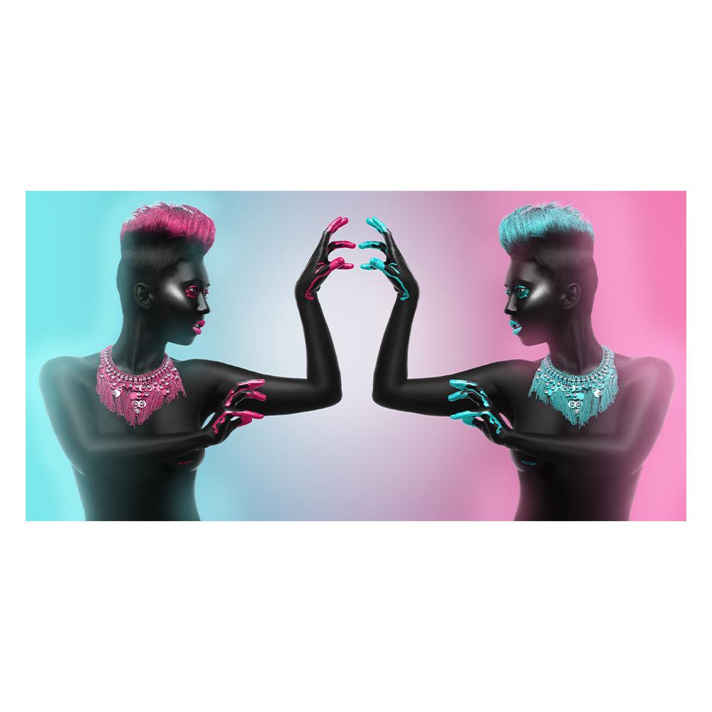 

Африканская Женщина Африка Искусство Культурный Красочный Холст Живопись Настенные Принты Гостиная Дом Постер Картина Украшение 20x40cm