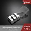 304 Stainless Steel Reusable Ice Cubes