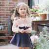 Children Clothing Sets Spring And Autumn Girls College Style Pleated Skirt Suit Girls Blouse 2 Pcs