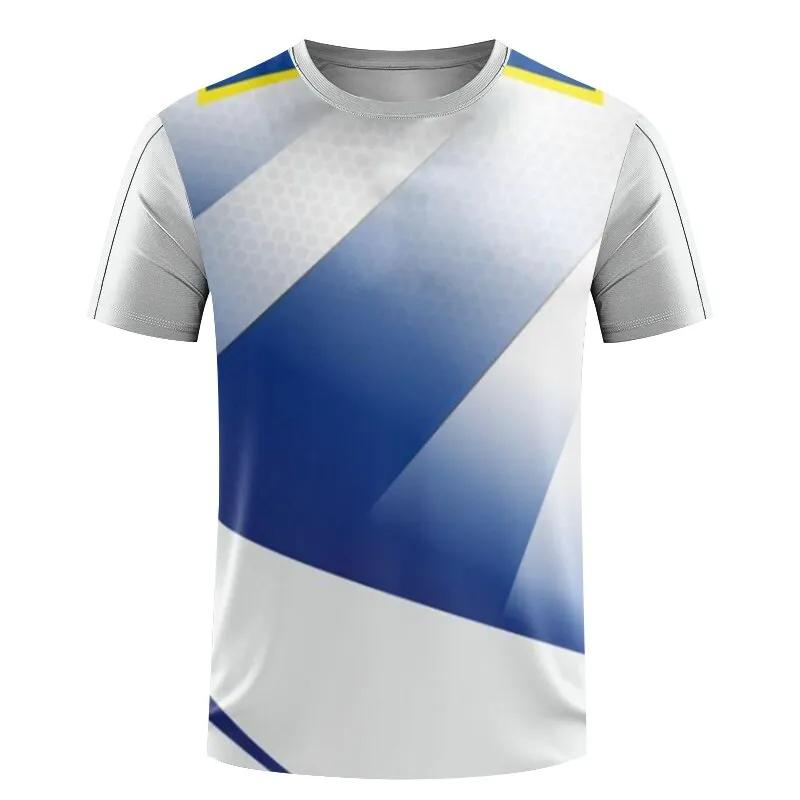 Fashion Table Tennis Sports T Shirts Summer Casual Short Sleeve Men Women 3D Printed T-shirts Loose Quick Dry Breathable Tees