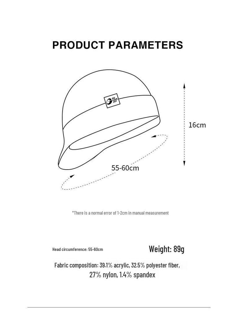 Women's Windproof Wool Knitted Hat with Ear Protection – Warm Duckbill Cap for Autumn and Winter