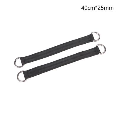 2Pcs Tree Swing Straps Heavy Duty Hook Ring Hanging Belt Connecting Belt For Hammock Punching Bag Swing Horizontal Bar