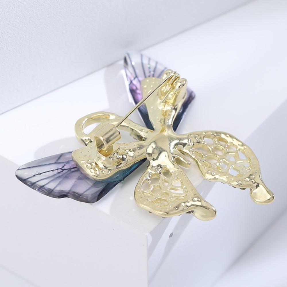 For Women Bee Exquisite Dragonfly Korean Style Brooch Drip oil Pin Butterfly Shpae Suit Accessories