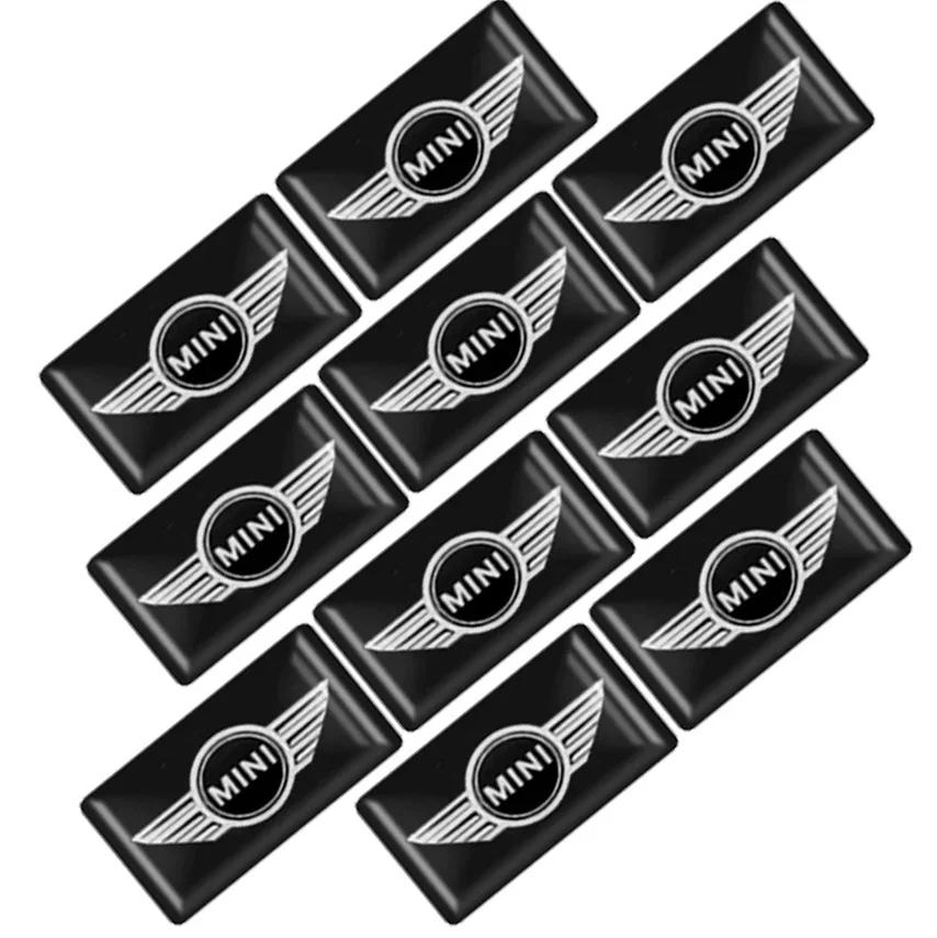 Car Steering Wheel Center Console Window Button Decals for BMW Mini COOPER WORKS JCW F56 F55 F60 R50 R52 R56 R55 R61 Decoration