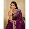 Midnight Elegance Rangoli Silk Saree