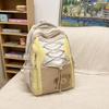 Contrast Color Backpack Junior High School Student Schoolbag Lightweight Large Capacity Backpack