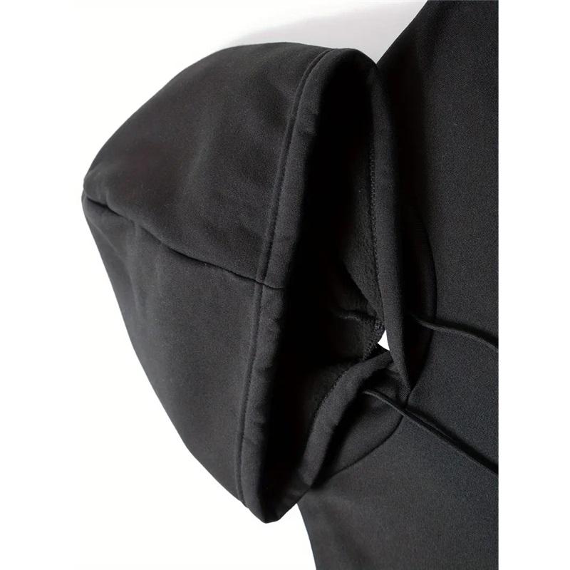 Men's Hoodie Sweatpants 2 Piece Set Casual Sportswear Tracksuit Winter Warm Pullover Joggers For Men