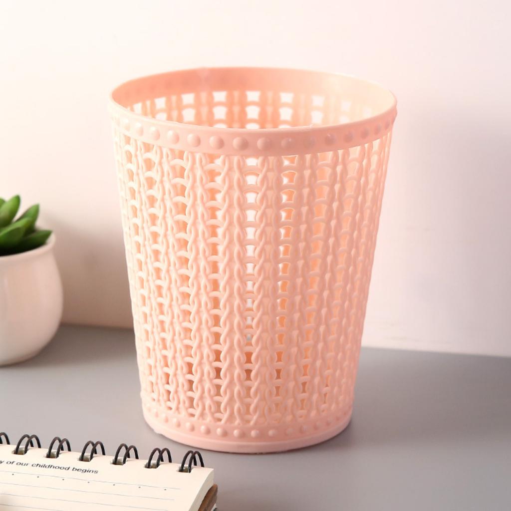 Student Wastepaper Basket, Household Living Room Coffee Table Trash Can, Kitchen Hollowed-out Storage Box For Miscellaneous Items.
