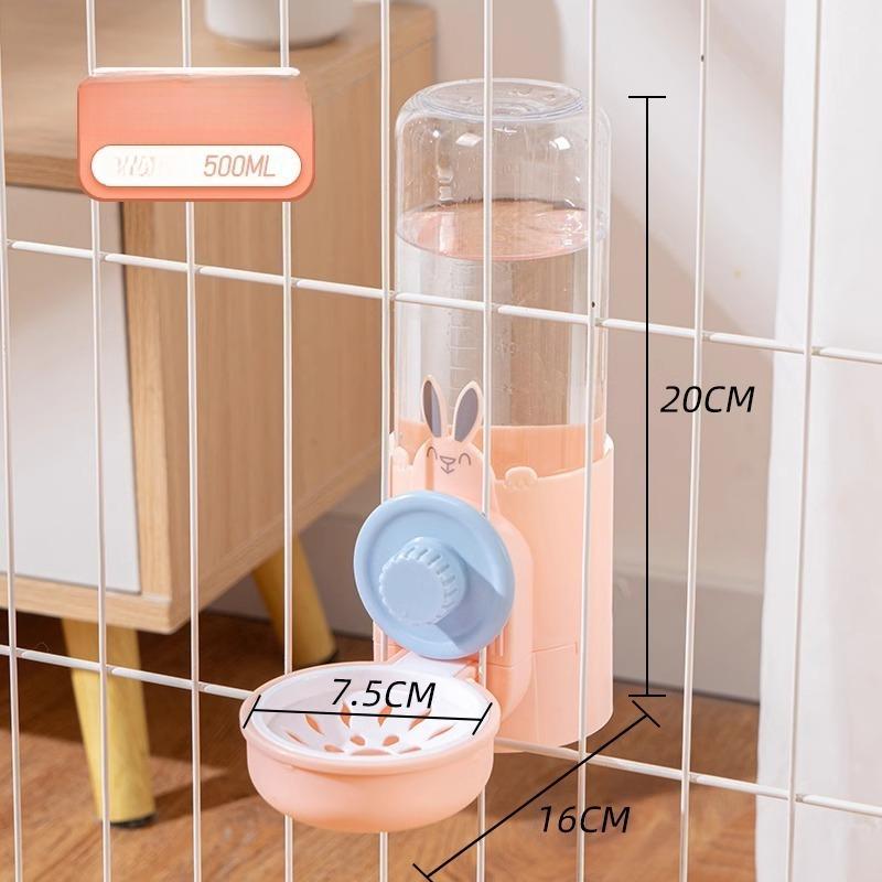 cat rabbit hanging water dispenser non-wet mouth hanging hamster kettle drinking water feeder hanging cage for small pets