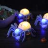 12 Stück Dekorative LED Nachtleuchtende Spinnen Lampe Spinnen Nachtlicht Dekoration