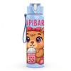 1PC Cute Capybara Drink Coffee Pattern 750ml Color Plastic Sports Water Bottle Leakproof Flip Straw Lid Suitable for Sports Office Home Use