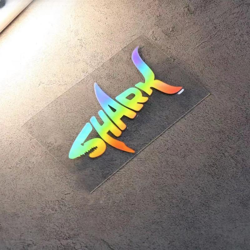 Car Sticker SHARK Waterproof Reflective Sticker Decorative Body Stickers Shielding Scratches Electric Motorcycle Modified