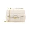 Michael Kors MK Soho Quilted Lambskin Shoulder Crossbody Bag Large Women Bags Light-Cream 30F0L1SL4L-289