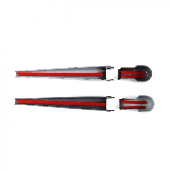 Carbon Fiber Front Window Windshield Wiper Cover Trim For Jeep Wrangler JK 07-17