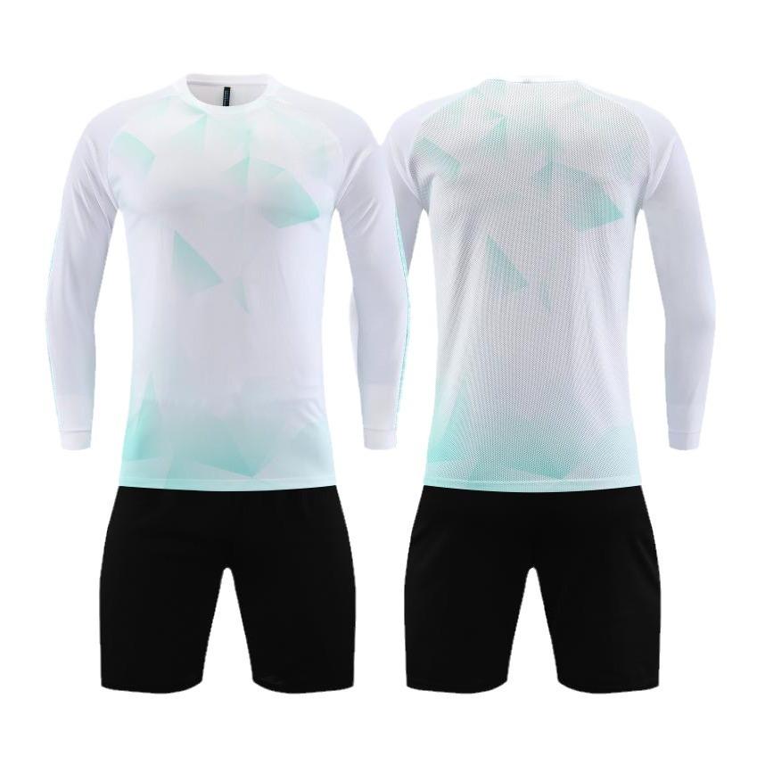 Fußballanzug, Herren-Trainingsanzug für Erwachsene, Kinder-Sport-Trikot mit kurzen Ärmeln, Spieltrikot für Mittelschüler, Atmungsaktiv und Bequem