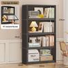 Children's Large Capacity Transparent Floor-standing Bookshelf & Storage Cabinet